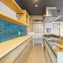 チュリス芦屋川 キッチン（画像はCG加工により家具等を消したものです）
