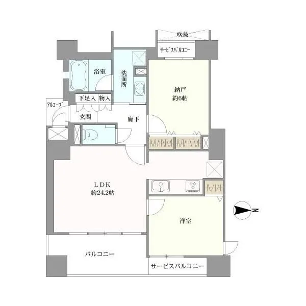 ワコーレ西宮AXE 間取図