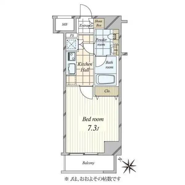 ガリシアレジデンス六本木 間取図