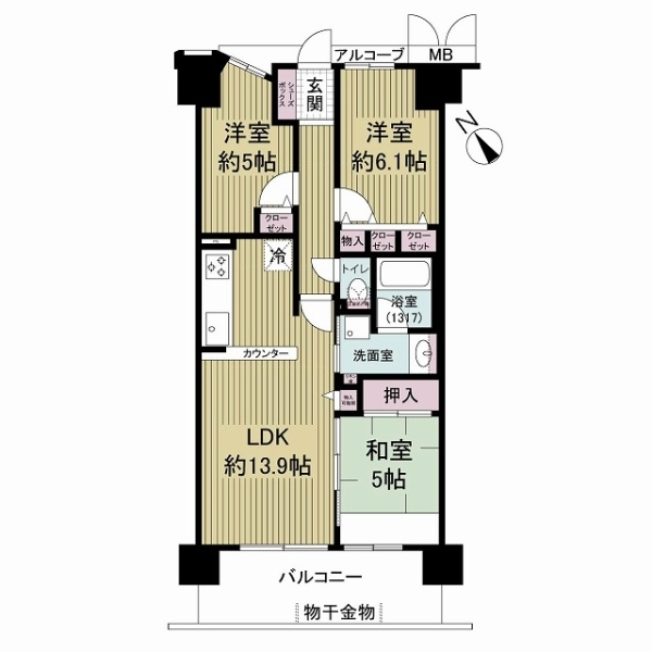 ヴォックスシティ 間取図