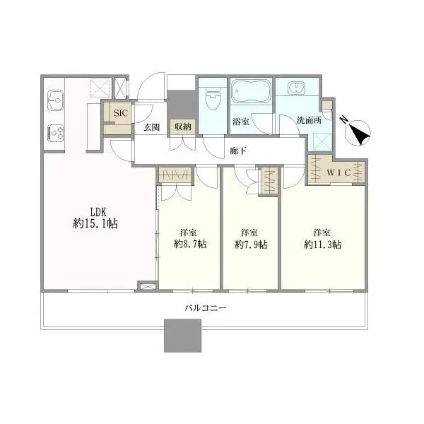 ステーションプラザタワー 間取図