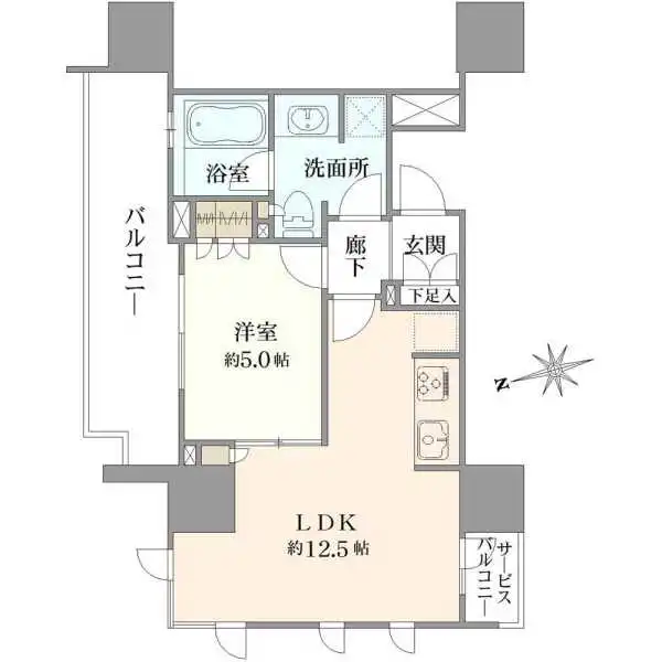 プラウド阿佐ヶ谷 間取図