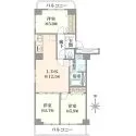 カーサ調布 間取図