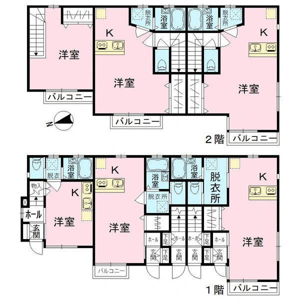 船橋市東中山２丁目 間取図