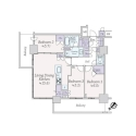 プラウドタワー平井 間取図