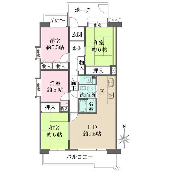 プロムナーデ関目 間取図