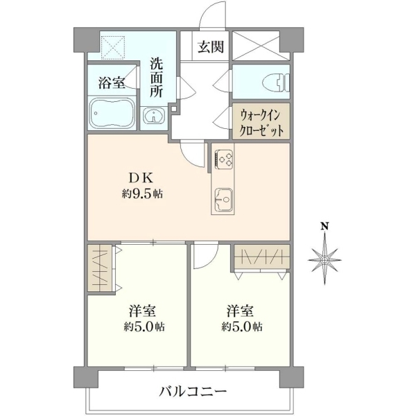 グリーンキャピタル金町 間取図
