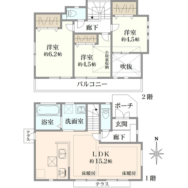小金井市本町４丁目 間取図