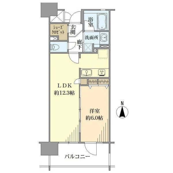 エスリード京橋グラセント 間取図