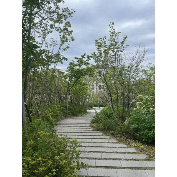 グランドメゾン上町一丁目タワー アプローチ