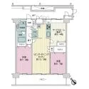 アドリーム稲田堤 間取図