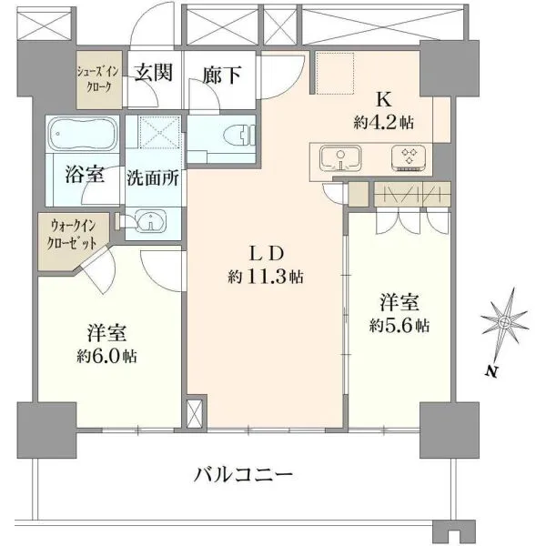 プラウドタワー金町 間取図