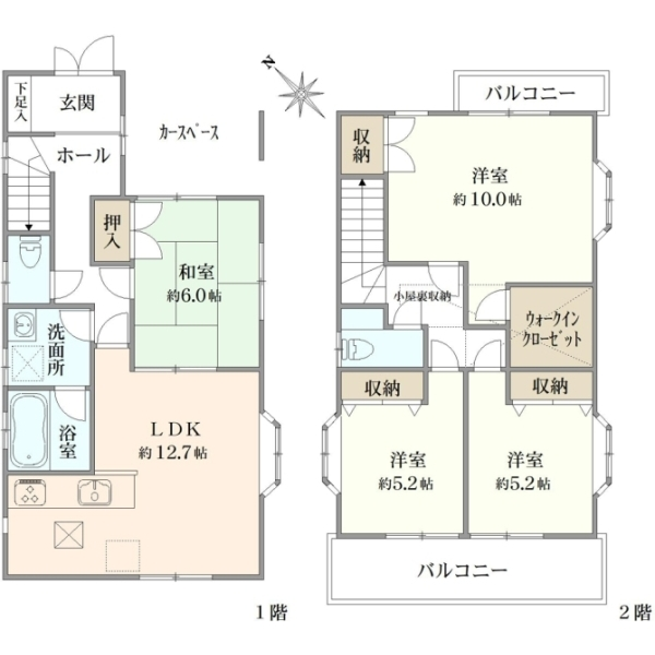 さいたま市南区大字太田窪 間取図