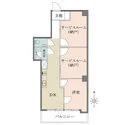 麻布霞町マンション 間取図