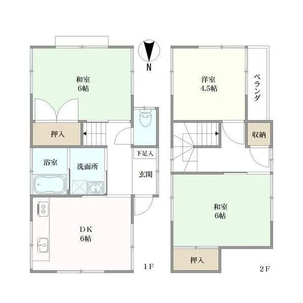 町田市小川３丁目 間取り図