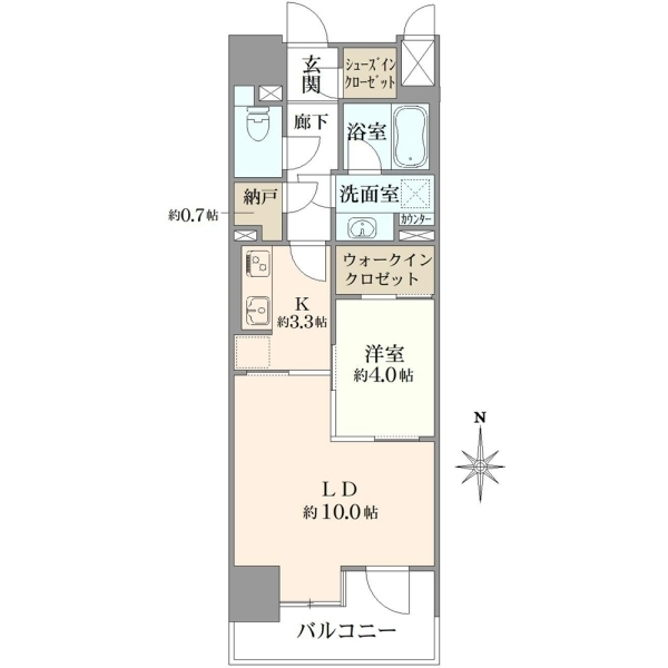 ブランズ大阪本町 間取図