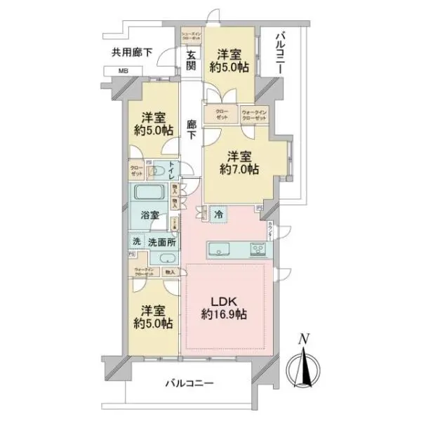 プレミスト船橋塚田 間取図