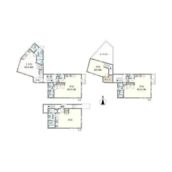 横浜市戸塚区矢部町 間取図