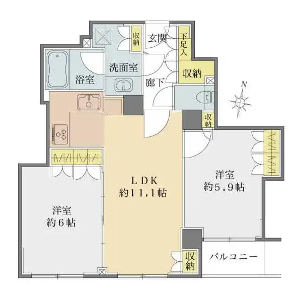 ワールドパレス池袋立教通り 間取図