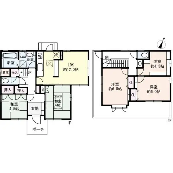 奈良市あやめ池北２丁目 間取図