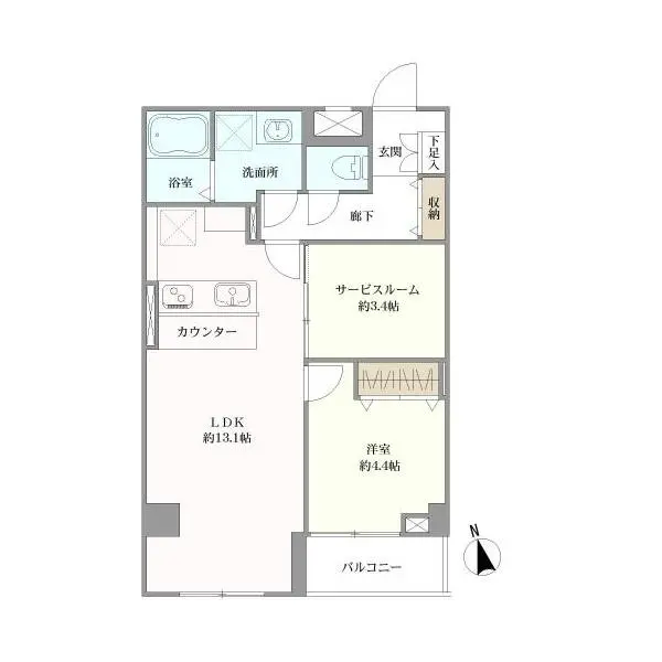 ニューライフ千代田 間取図