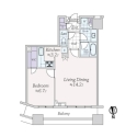 コンシェリア西新宿ＴＯＷＥＲ´Ｓ　ＷＥＳＴ 間取図