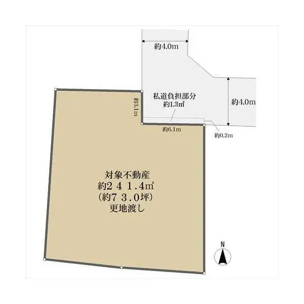 京都市右京区嵯峨朝日町 間取図