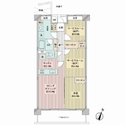 ゼファーひばりヶ丘学園町 間取図