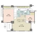 クレヴィア御所西 角部屋につき、陽当り・通風が確保しやすい住戸です。各所に収納があり、居住スペースを有効活用できます。