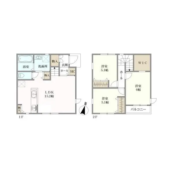 さいたま市見沼区大字小深作 間取図