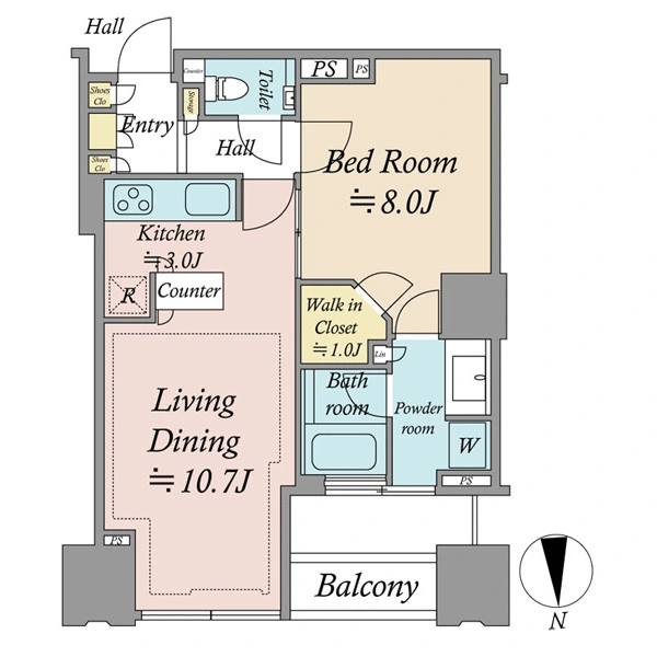 シティタワーズ豊洲ザ・ツイン 間取図