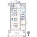 グラサージュＴＯＫＹＯフィール 間取図