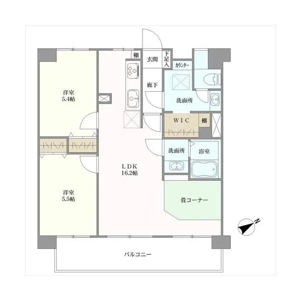 梶ケ谷グリーンヒル 間取図
