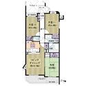 グランヴェール国分寺２番館 間取図