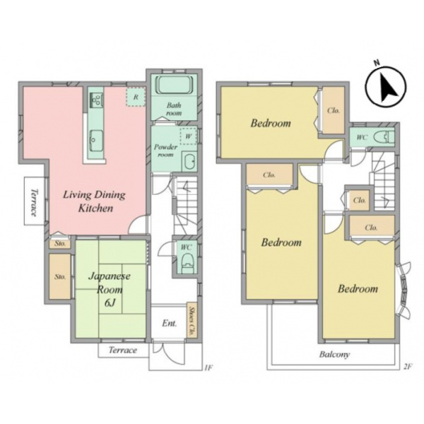 横浜市泉区上飯田町 間取図
