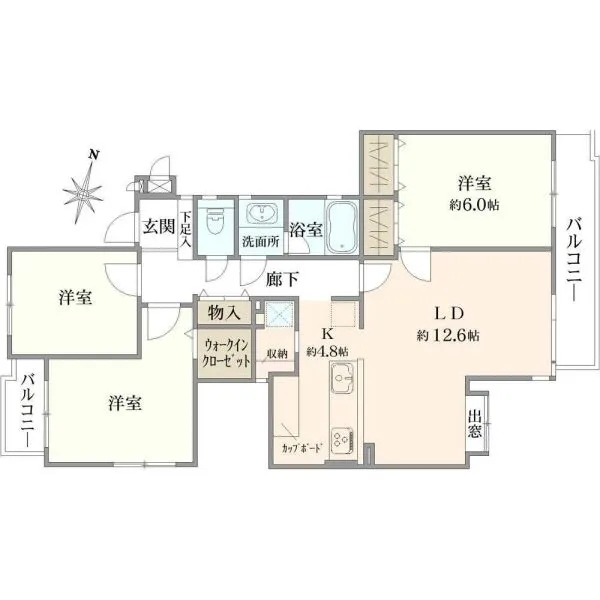 コープ野村港南台 間取図