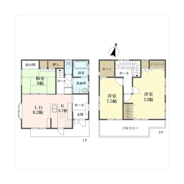 川口市戸塚境町 間取図