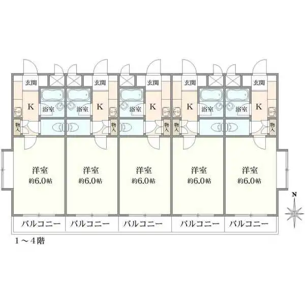 ベルトピア大和桜ヶ丘 間取図