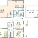 目黒区東が丘１丁目 間取図