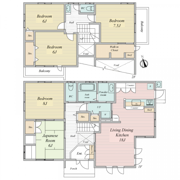 松戸市三ケ月 間取図