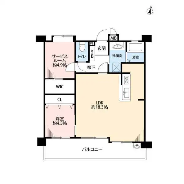 セレッソコート芦屋ガレリア 間取図
