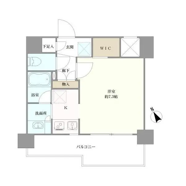 ＧＥＮＯＶＩＡ水天宮前ｓｋｙｇａｒｄｅｎ 間取図