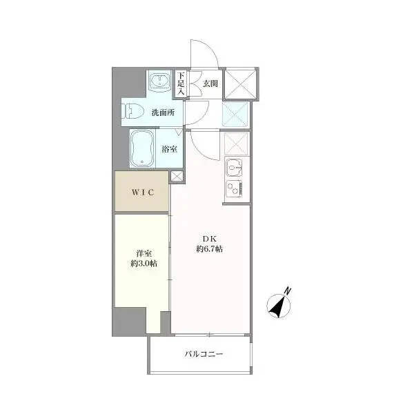 メイクスデザイン川崎ＩＩＩ 間取図