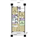 グランスイートブルー　ベイサイドレジデンス 間取図