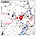 神楽坂アインスタワー 現地案内図