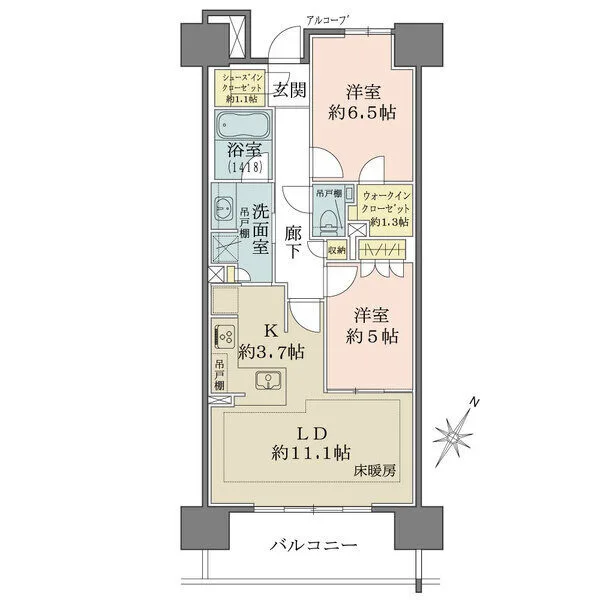ザ・パークハウス大曽根レジデンス 間取図