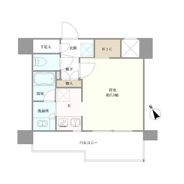 ＧＥＮＯＶＩＡ水天宮前ｓｋｙｇａｒｄｅｎ 間取図