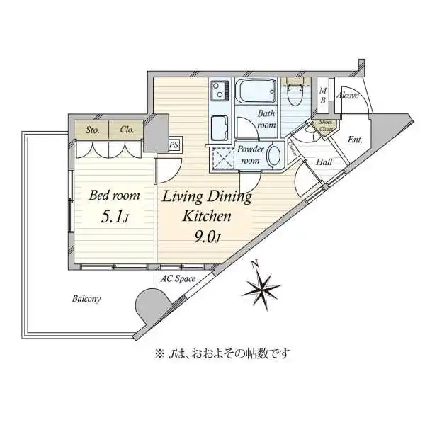 ジェイパーク自由が丘 間取図