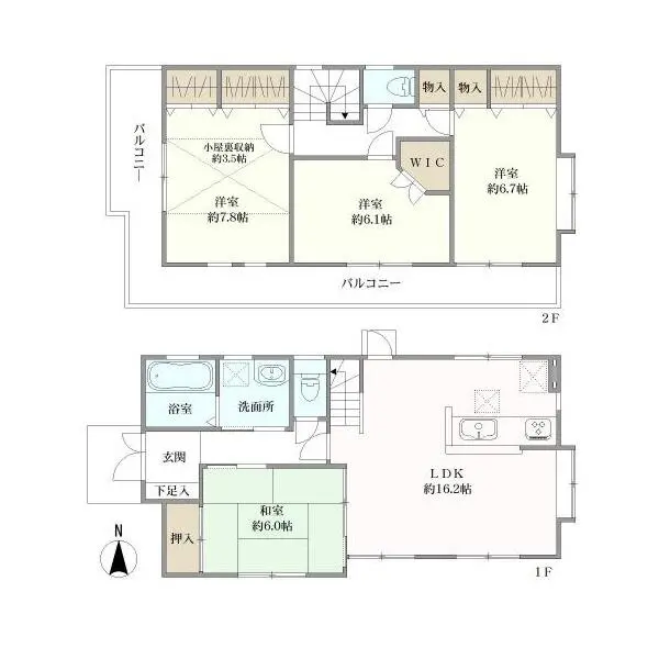 立川市錦町５丁目 間取図