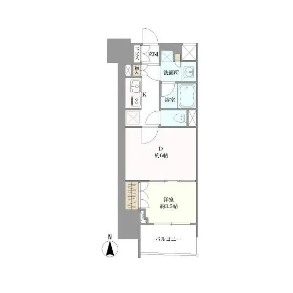 オープンレジデンシア栄サザンスクエア 間取図